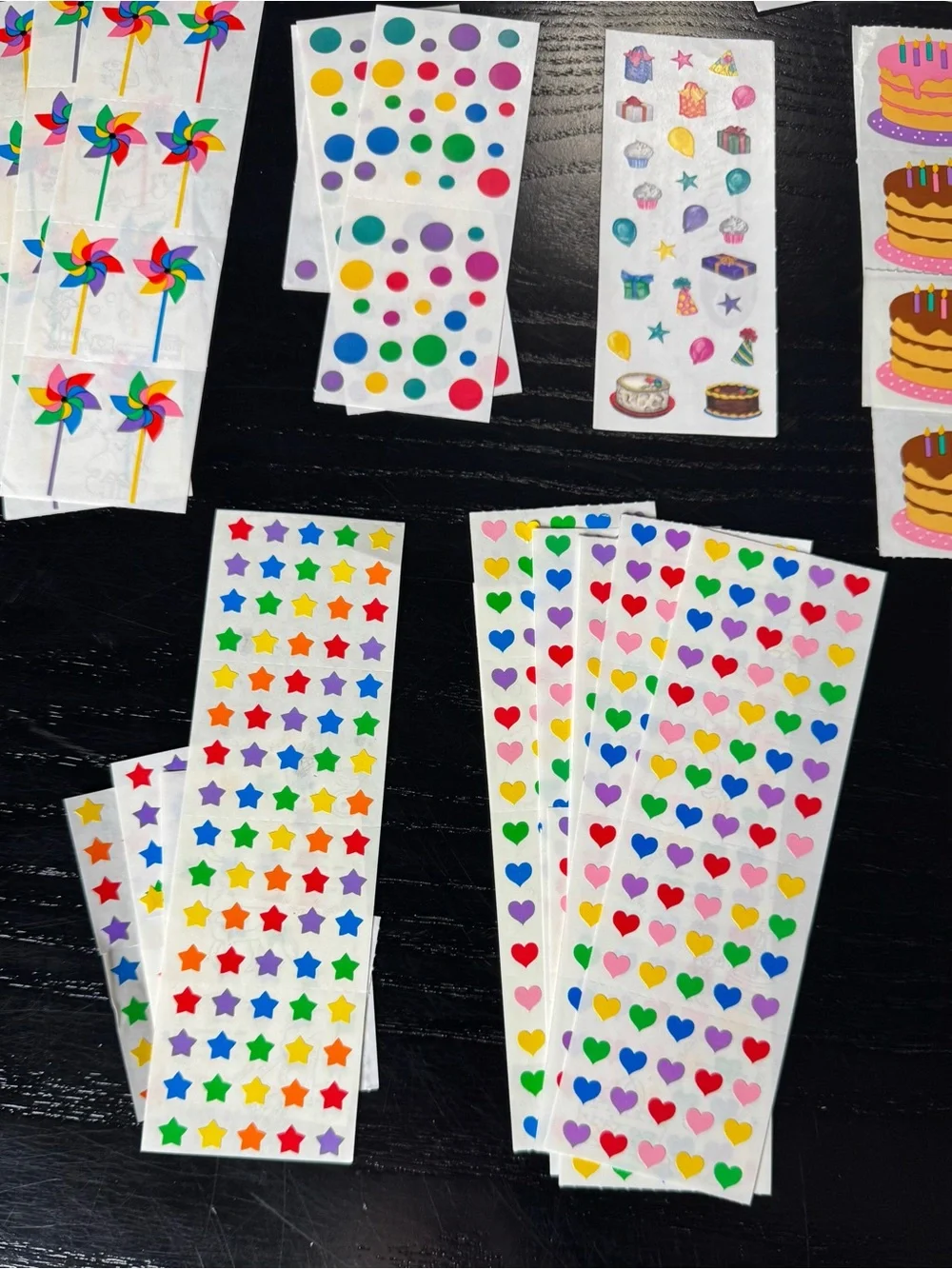 Creative Memories 90+ Sticker Lot Scrapbook Celebrate-Birthdays-Cake-Balloons - Picture 10 of 10